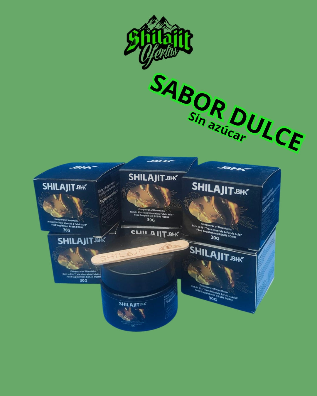 ▪️SHILAJIT CON EXTRACTO DE REGALIZ Y STEVIA