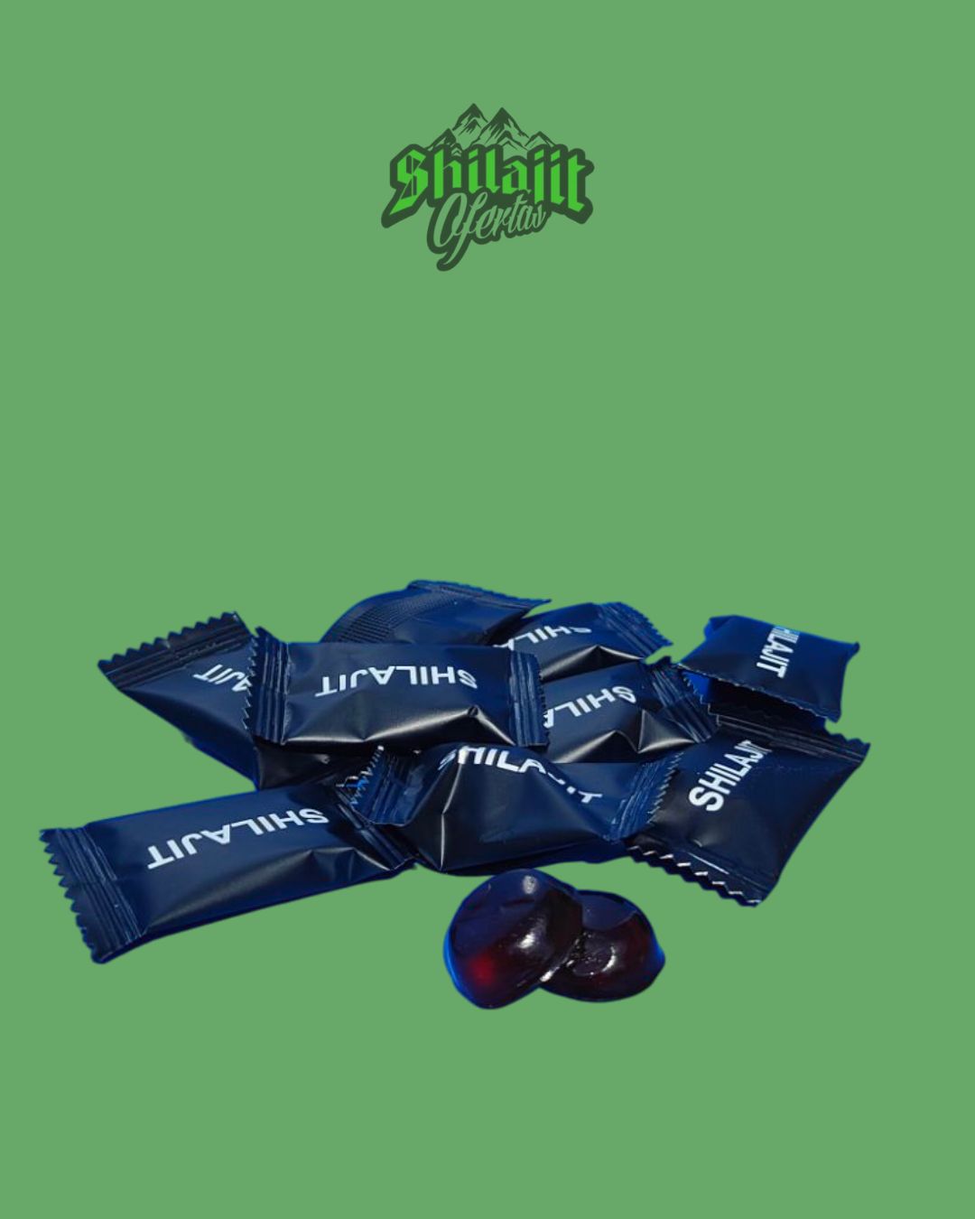 las gominolas en sus bolsitas