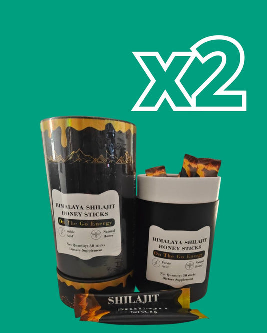Pack x2 HONEY SHILAJIT 60 sticks, el chute de energía natural que necesitas.