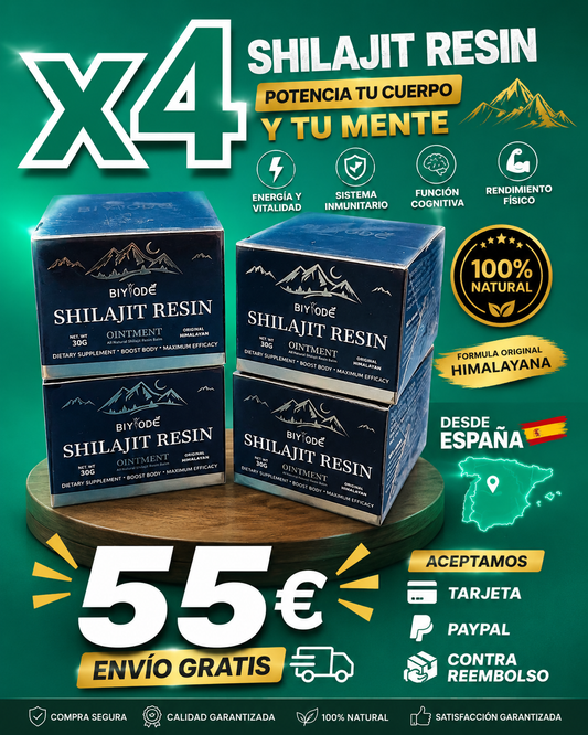 ▪️RESINA DE SHILAJIT PACK x4