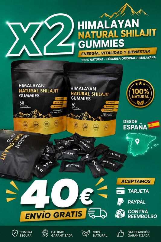 Pack x2 gominolas SHILAJIT aprovecha este ofertón